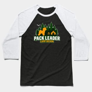 Camp Bichon Frise Pack Leader Baseball T-Shirt